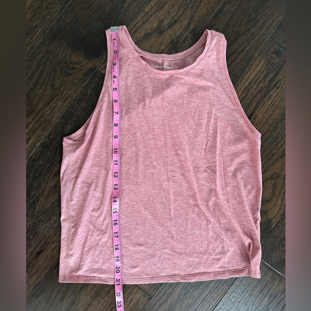 Outdoor Voices - red/pink tank - size small